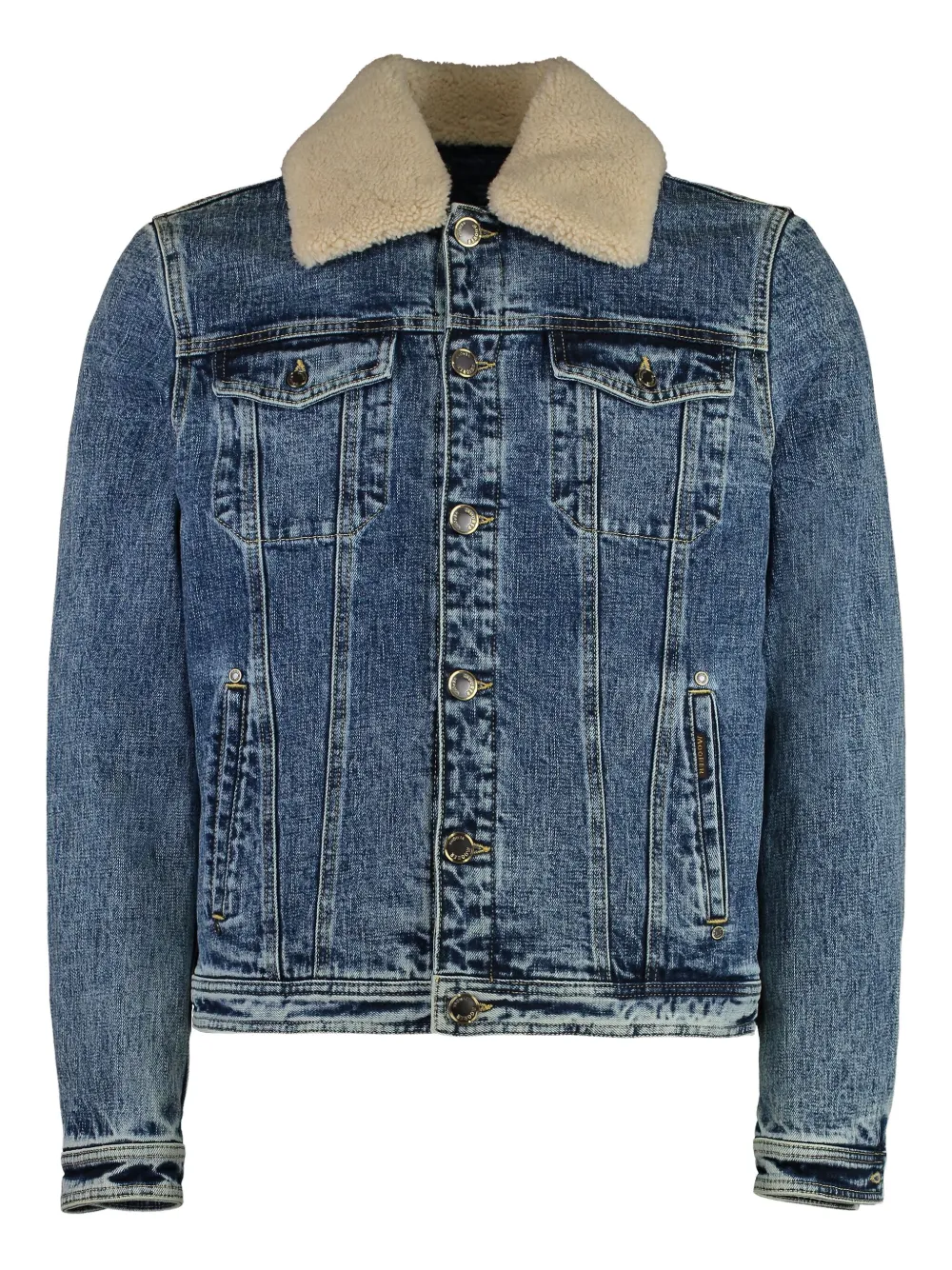 Джинсовая куртка с отделкой из овчины Moorer, синий
Джинсовая куртка с отделкой из овчины Moorer, синий