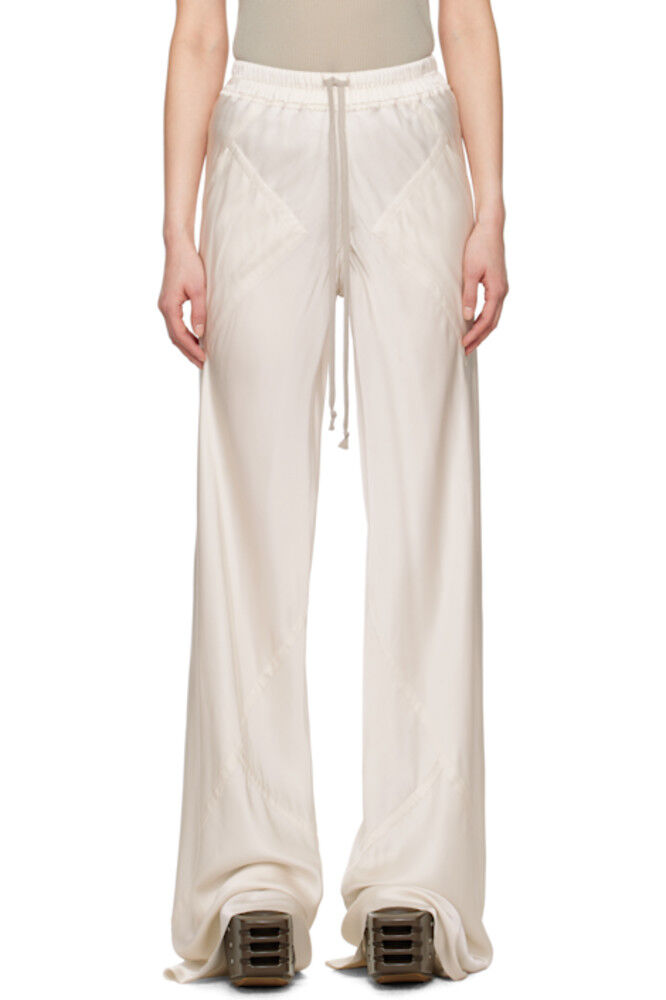 Брюки Off-White Hollywood с завязками на завязках и косой талией Rick Owens
Брюки Off-White Hollywood с завязками на завязках и косой талией Rick Owens
