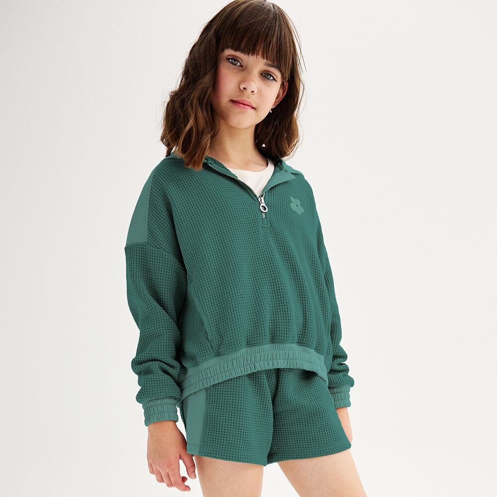 Толстовка с молнией 1/4 для девочек 7–16 лет, ограниченное количество раз, с затягивающимся краем Limited Too, зеленый
Толстовка с молнией 1/4 для девочек 7–16 лет, ограниченное количество раз, с затягивающимся краем Limited Too, зеленый