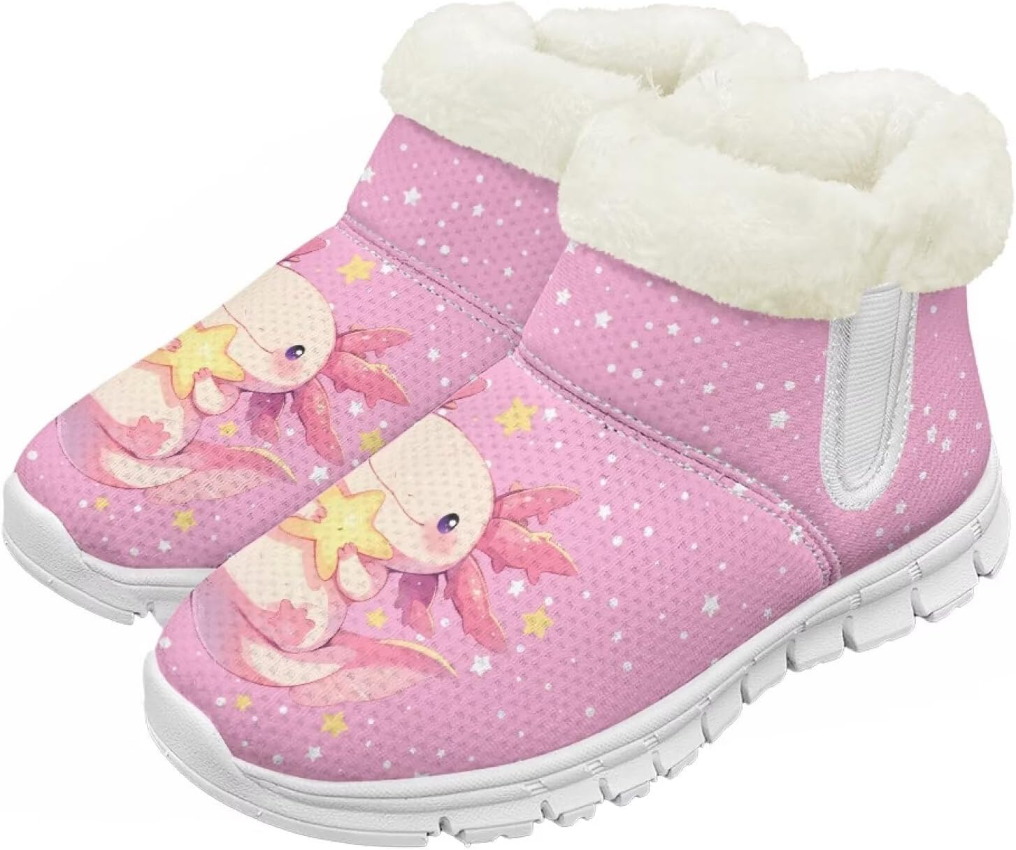 Pzuqiu Зимние ботинки для девочек и мальчиков, ботильоны для детей с теплым мехом, противоскользящие, для прогулок, белая подошва
Pzuqiu Зимние ботинки для девочек и мальчиков, ботильоны для детей с теплым мехом, противоскользящие, для прогулок, белая подошва