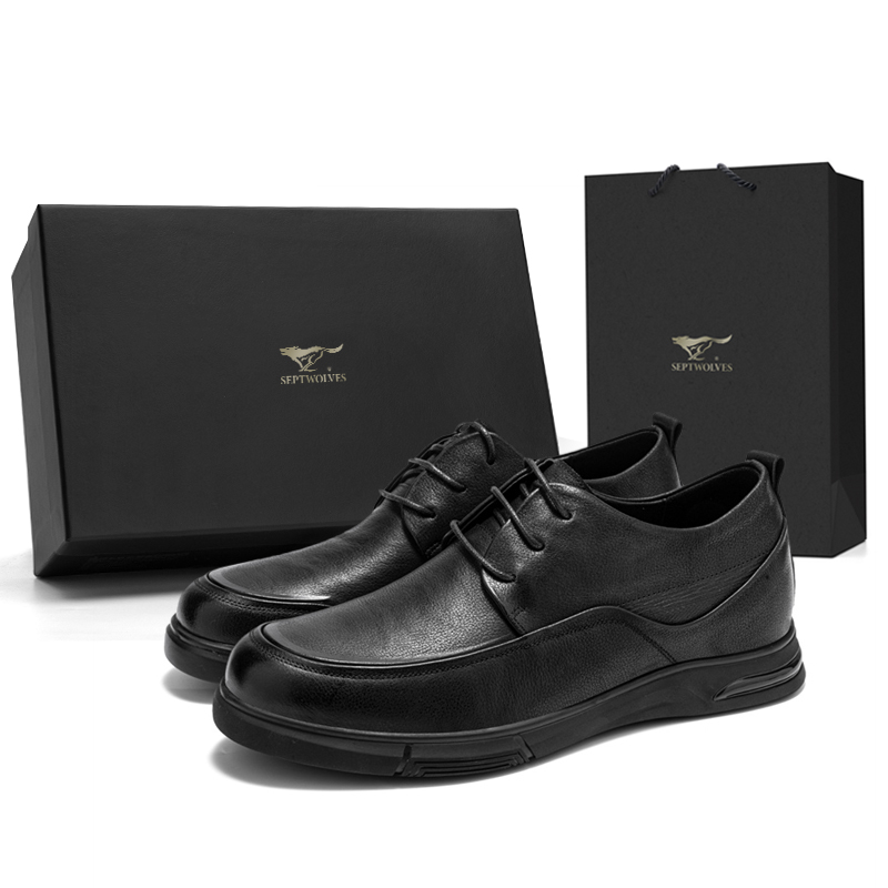 Мужские туфли Black SEPTWOLVES черные с эффектом увеличения роста (стандартный размер кожаной обуви)
Мужские туфли Black SEPTWOLVES черные с эффектом увеличения роста (стандартный размер кожаной обуви)
