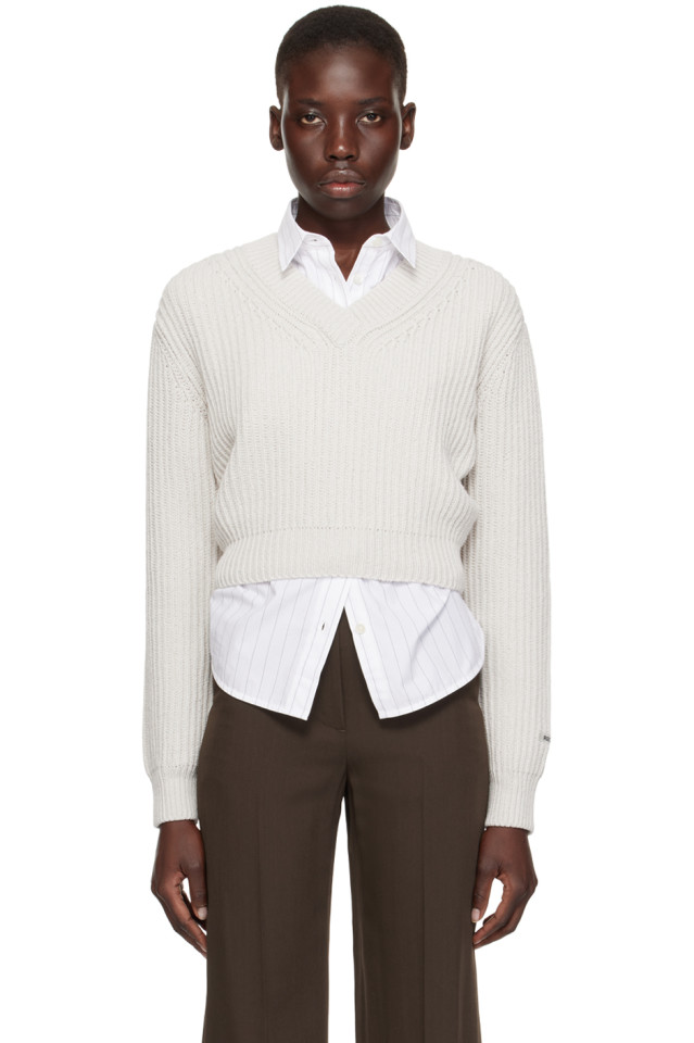 Свитер с V-образным вырезом Recto, мультиколор
Свитер с V-образным вырезом Recto, мультиколор