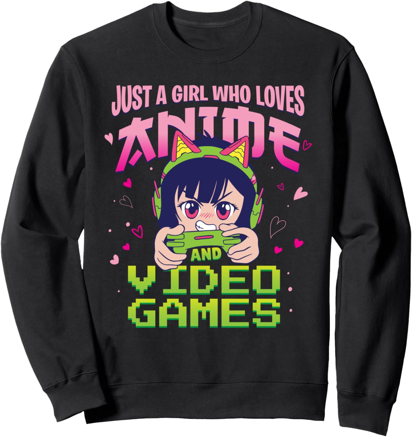 Толстовка Просто девушка, которая любит аниме и видеоигры Anime Gaming Clothing, черный
Толстовка Просто девушка, которая любит аниме и видеоигры Anime Gaming Clothing, черный