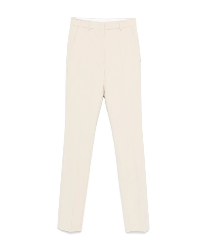 Брюки цвета слоновой кости с застежкой спереди. Sportmax, бежевый
Брюки цвета слоновой кости с застежкой спереди. Sportmax, бежевый