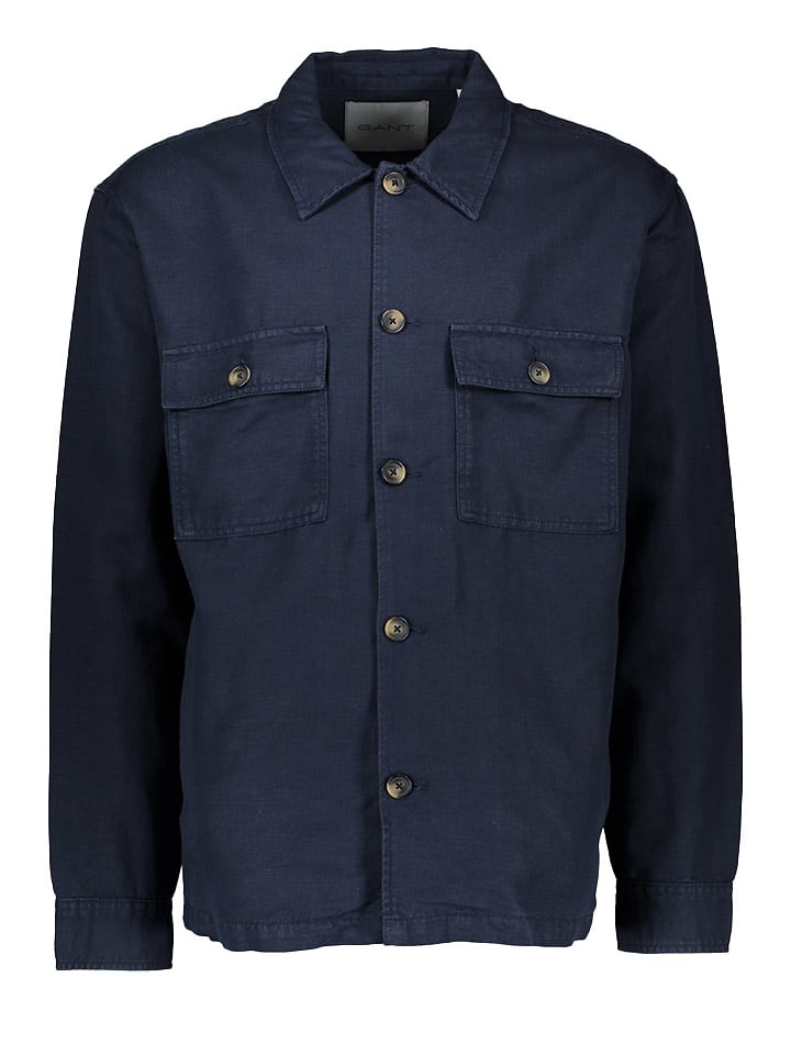 Gant Рубашка-пиджак темно-синего цвета
Gant Рубашка-пиджак темно-синего цвета