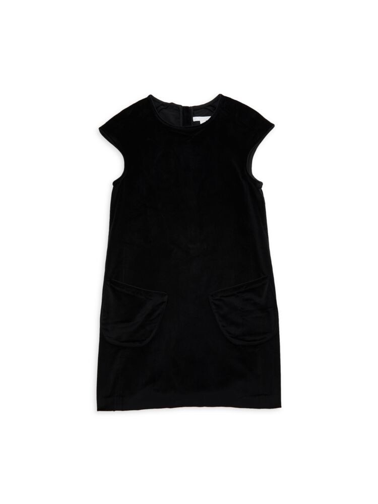 Однотонное платье для маленьких девочек и девочек Burberry, черный 
Однотонное платье для маленьких девочек и девочек Burberry, черный