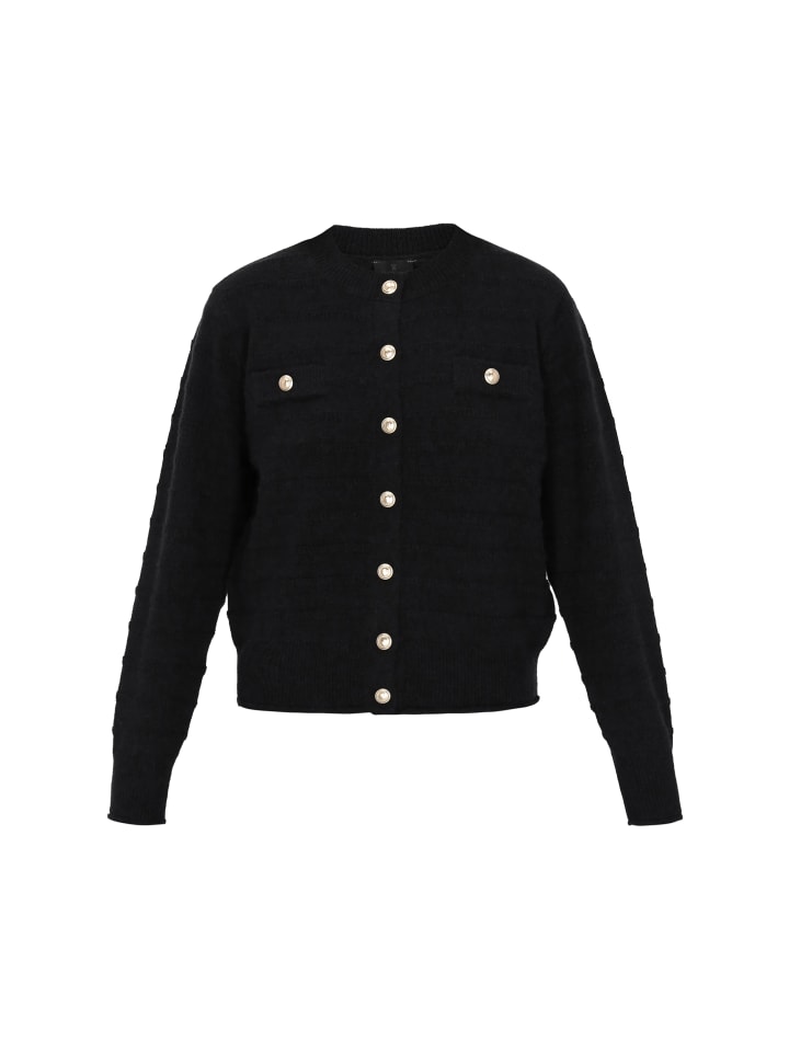 Женский кардиган черного цвета DreiMaster
Женский кардиган черного цвета DreiMaster