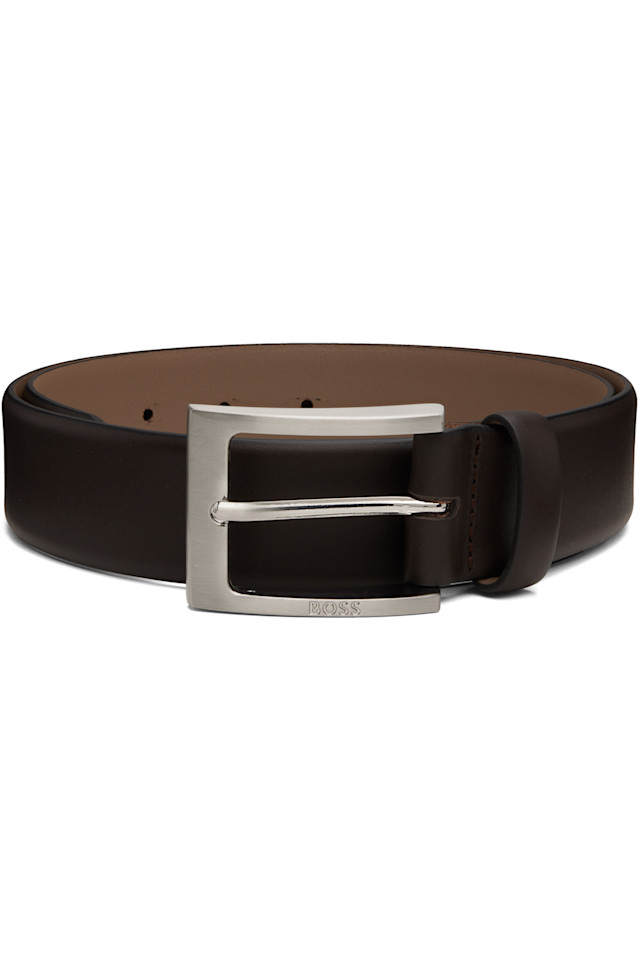 Ремень с пряжкой из кожи Nappa Boss, коричневый
Ремень с пряжкой из кожи Nappa Boss, коричневый