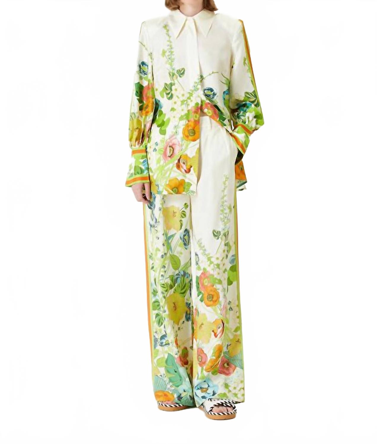 Брюки Constance в кремовом цвете ALEMAIS
Брюки Constance в кремовом цвете ALEMAIS