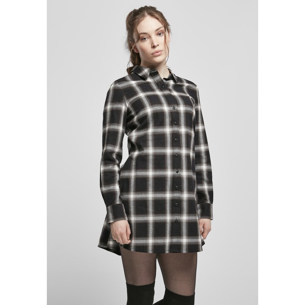 Платье Urban Classics Cotton Check Shirt, черный
Платье Urban Classics Cotton Check Shirt, черный