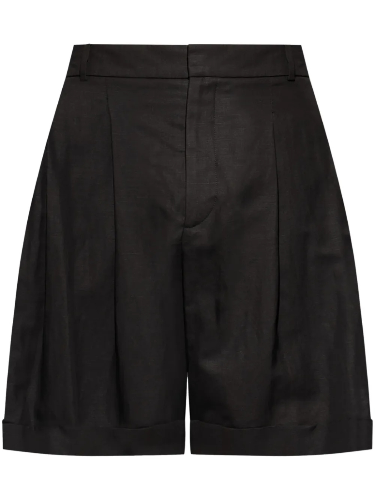 Плиссированные шорты строгого покроя Balmain, черный
Плиссированные шорты строгого покроя Balmain, черный