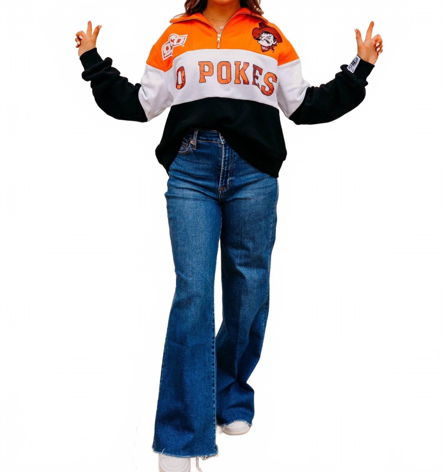 QUEEN OF SPARKLES Толстовка на молнии до середины груди, в стиле колор-блок, разноцветная
QUEEN OF SPARKLES Толстовка на молнии до середины груди, в стиле колор-блок, разноцветная