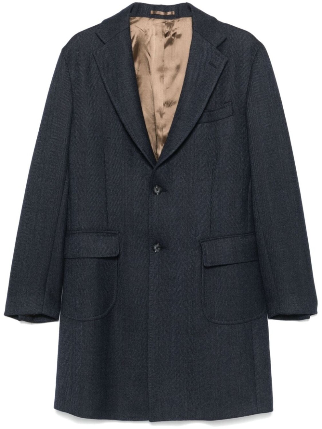 Barba пальто с потайной застежкой, синий
Barba пальто с потайной застежкой, синий