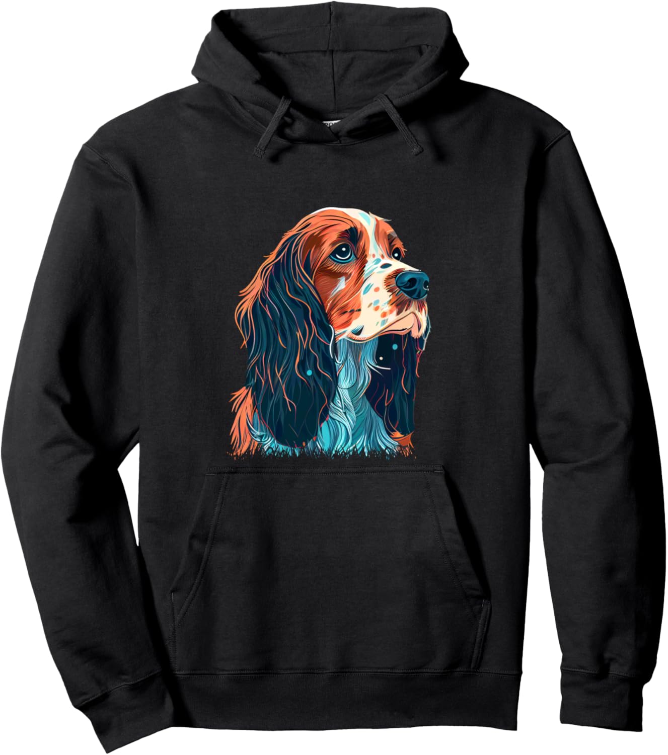 Красочная толстовка с портретом кокер-спаниеля Vibrant Spaniel Enthusiasts Pet Lovers, черный
Красочная толстовка с портретом кокер-спаниеля Vibrant Spaniel Enthusiasts Pet Lovers, черный