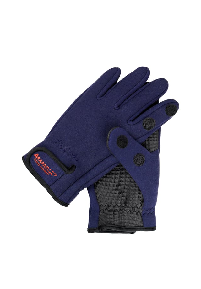 Неопреновые перчатки спин Arapaima Fishing Equipment, синий 
Неопреновые перчатки спин Arapaima Fishing Equipment, синий