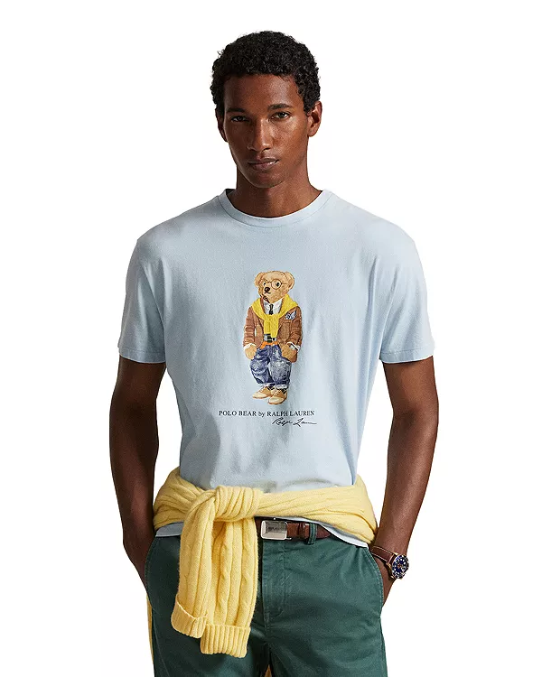Футболка-Поло с изображением медведя Polo Ralph Lauren, синий
Футболка-Поло с изображением медведя Polo Ralph Lauren, синий