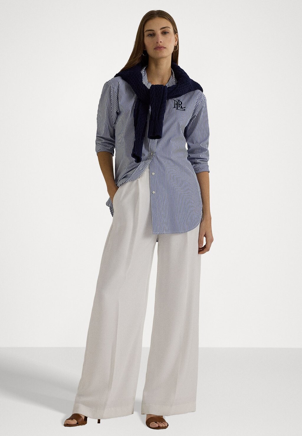 Рубашка-блузка RELAXED FIT STRIPED STRETCH COTTON SHIRT Ralph Lauren, белый
Рубашка-блузка RELAXED FIT STRIPED STRETCH COTTON SHIRT Ralph Lauren, белый