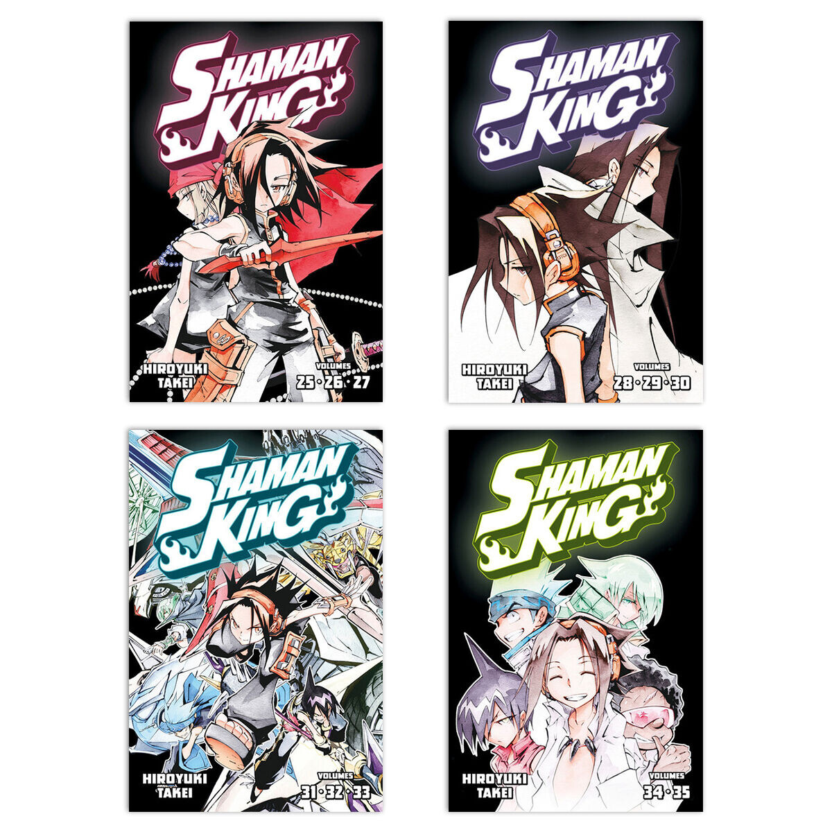 Манга Shaman King Manga Omnibus (9-12) Bundle
Манга Shaman King Manga Omnibus (9-12) Bundle