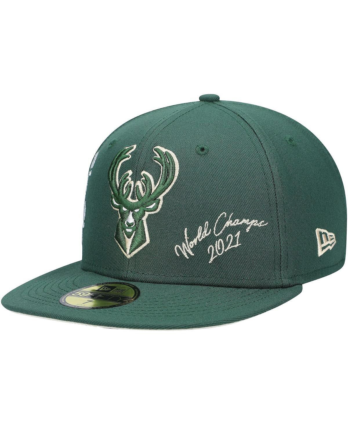 Мужская кепка Hunter Green Milwaukee Bucks 2021 NBA Finals Champions Icon 59Fifty. New Era
Мужская кепка Hunter Green Milwaukee Bucks 2021 NBA Finals Champions Icon 59Fifty. New Era