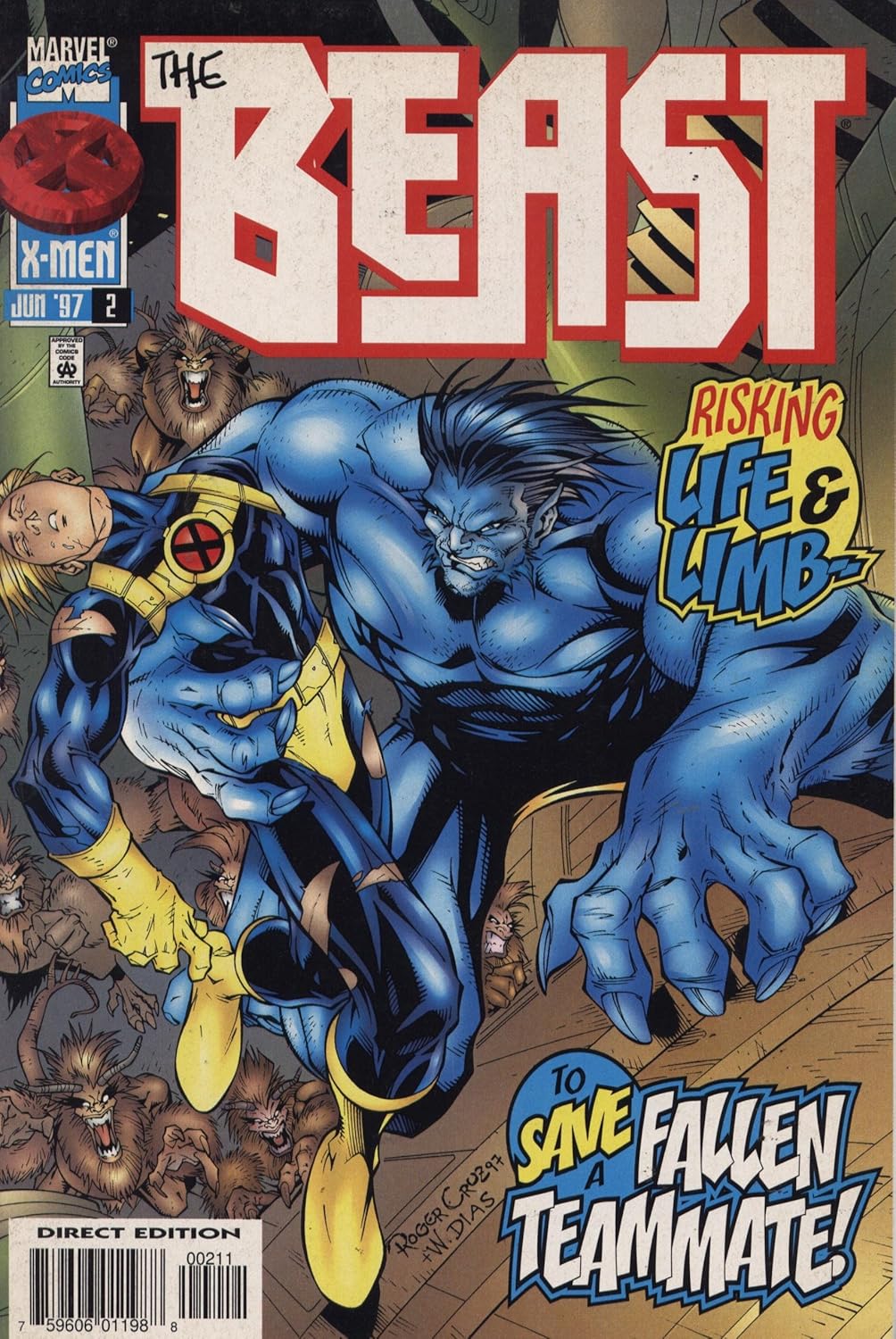 The Beast #2 June 1997 (Marvel)
The Beast #2 June 1997 (Marvel)