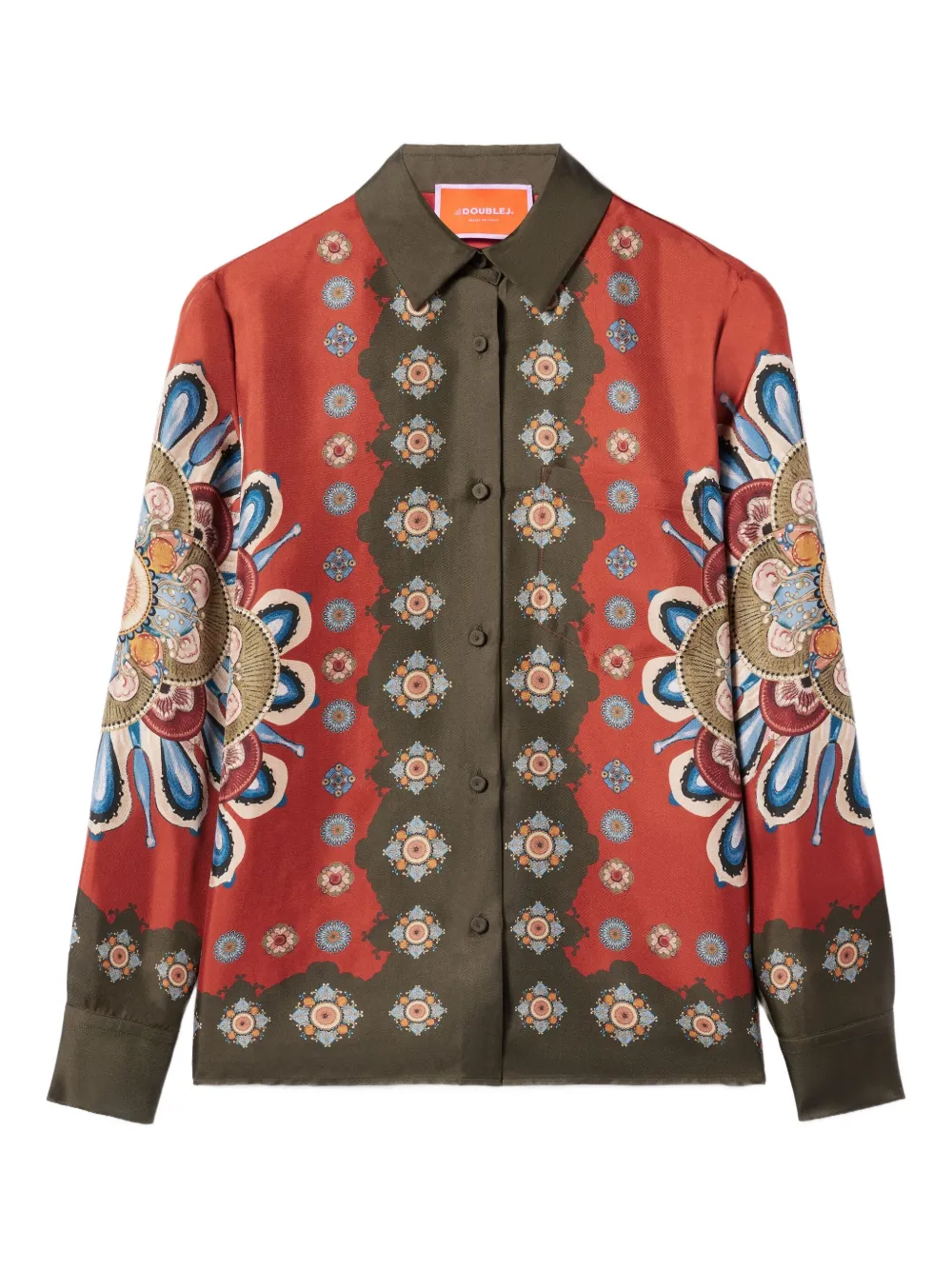 Рубашка с цветочным принтом Placée La DoubleJ, красный
Рубашка с цветочным принтом Placée La DoubleJ, красный
