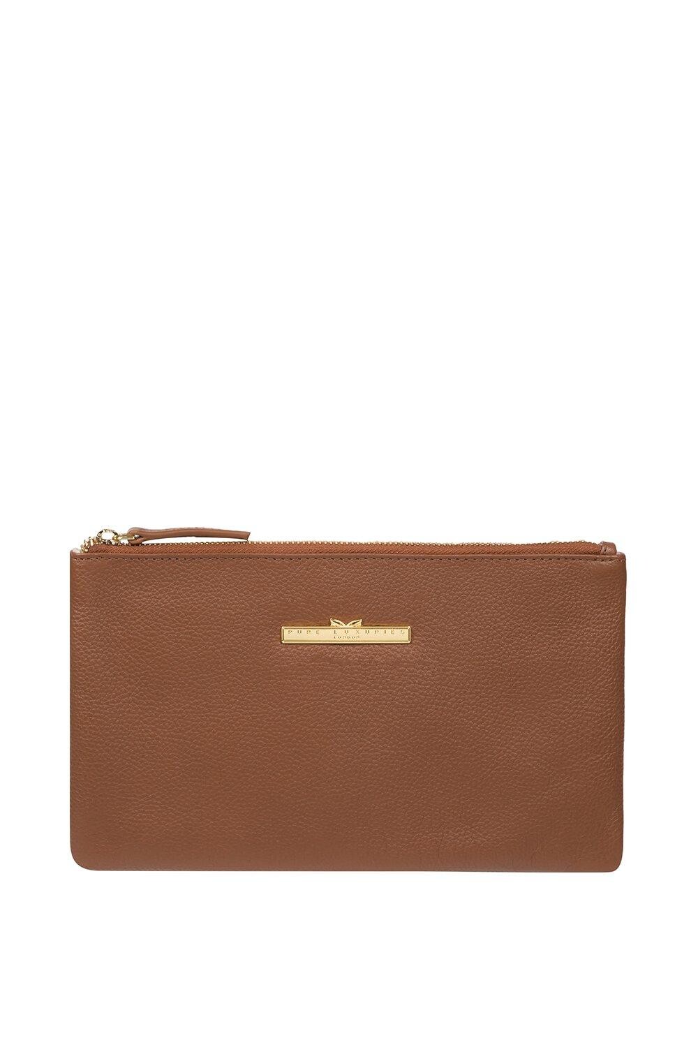 Кожаный клатч 'Arlesey' Pure Luxuries London, коричневый 
Кожаный клатч 'Arlesey' Pure Luxuries London, коричневый