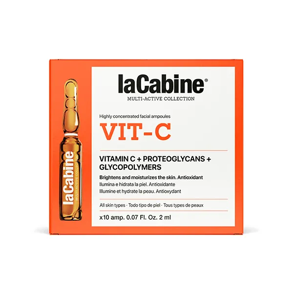 Волдыри на лице, которые предотвращают преждевременное старение Vitamin C Lacabine, 10 UD 
Волдыри на лице, которые предотвращают преждевременное старение Vitamin C Lacabine, 10 UD