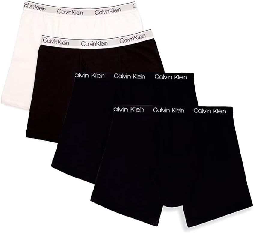 Комплект нижнего белья Calvin Klein для мальчиков, четыре пары боксеров, выгодная упаковка, Black White Basics
Комплект нижнего белья Calvin Klein для мальчиков, четыре пары боксеров, выгодная упаковка, Black White Basics