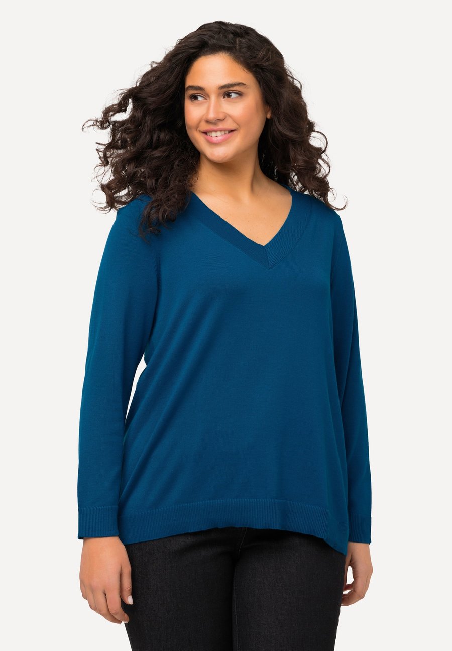 Джемпер Ulla Popken Jumper, Blaugrün/Khaki
Джемпер Ulla Popken Jumper, Blaugrün/Khaki