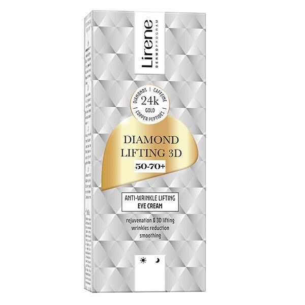 Алмазный Лифтинг 3D 50-70+ 15 мл Lirene
Алмазный Лифтинг 3D 50-70+ 15 мл Lirene
