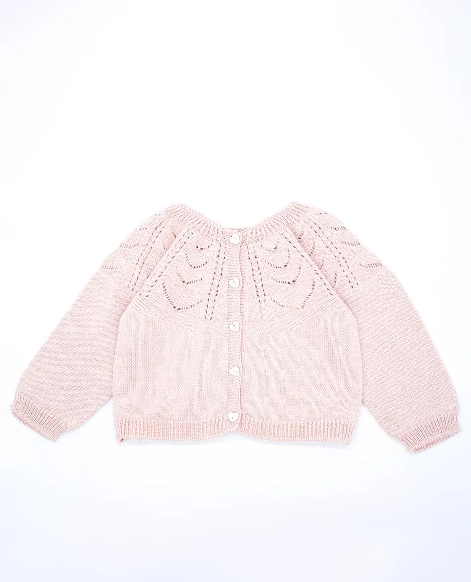 Детская куртка для девочки из органического хлопка с ажурными деталями Fina Ejerique, цвет Nude
Детская куртка для девочки из органического хлопка с ажурными деталями Fina Ejerique, цвет Nude