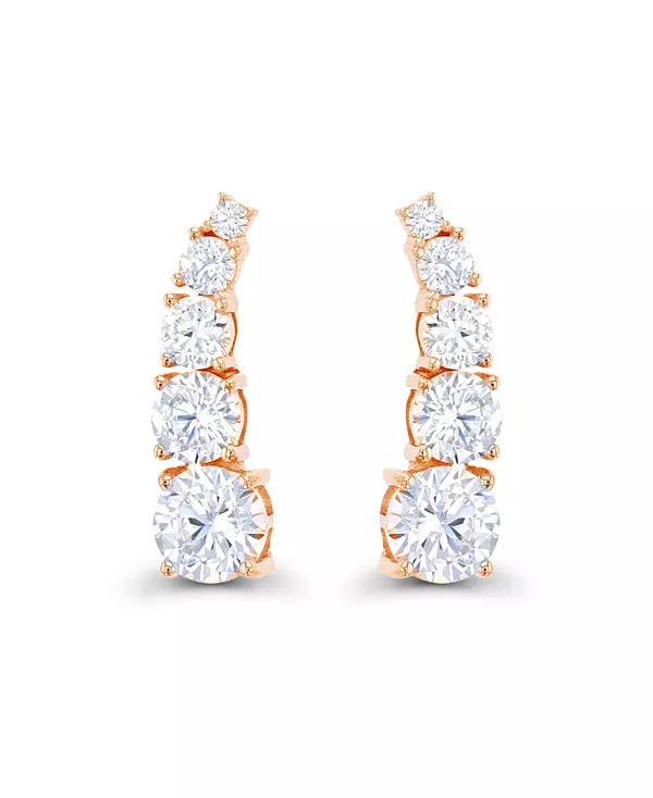 Изогнутые серьги-клаймберы из 14-каратного розового золота с кубическим цирконием (также из 14-каратного золота по серебру или 14-каратного розового золота по серебру) Macy'S, pink
Изогнутые серьги-клаймберы из 14-каратного розового золота с кубическим цирконием (также из 14-каратного золота по серебру или 14-каратного розового золота по серебру) Macy'S, pink