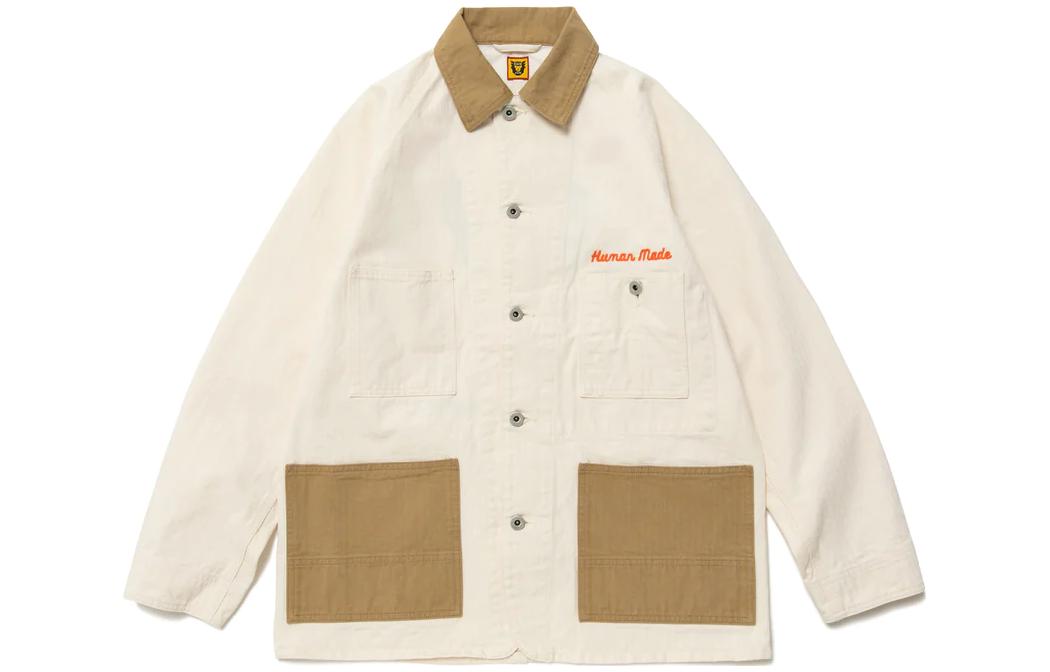 HUMAN MADE Куртка-комбинезон в стиле "елочка", Ecru
HUMAN MADE Куртка-комбинезон в стиле "елочка", Ecru