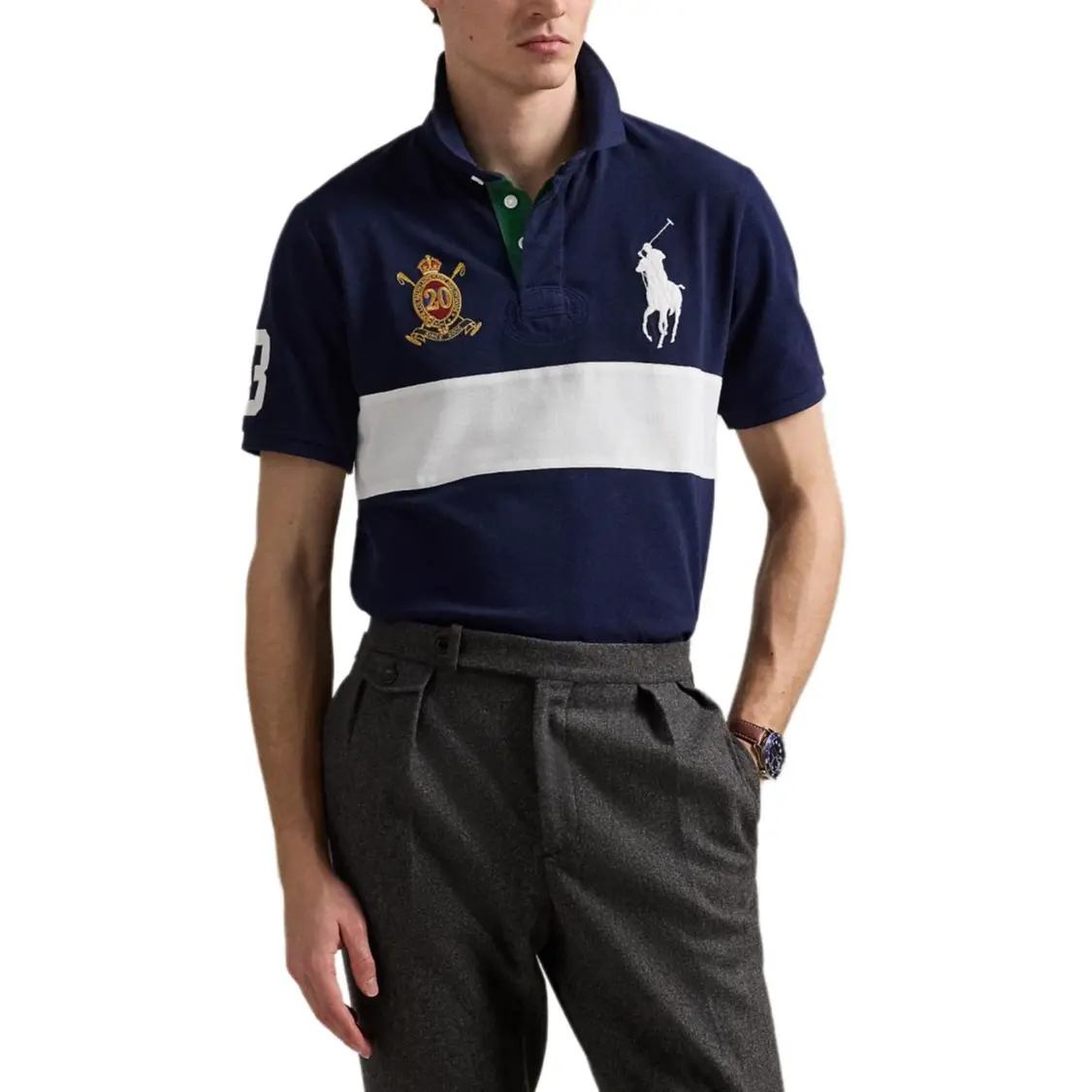 Футболка поло Big Pony 20th Anniversary Polo Ralph Lauren, темно-синий
Футболка поло Big Pony 20th Anniversary Polo Ralph Lauren, темно-синий
