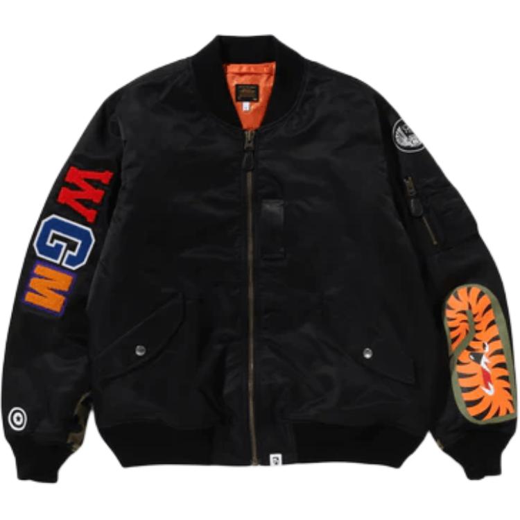 A BATHING APE Куртка Bape Shark MA 1, Black
A BATHING APE Куртка Bape Shark MA 1, Black