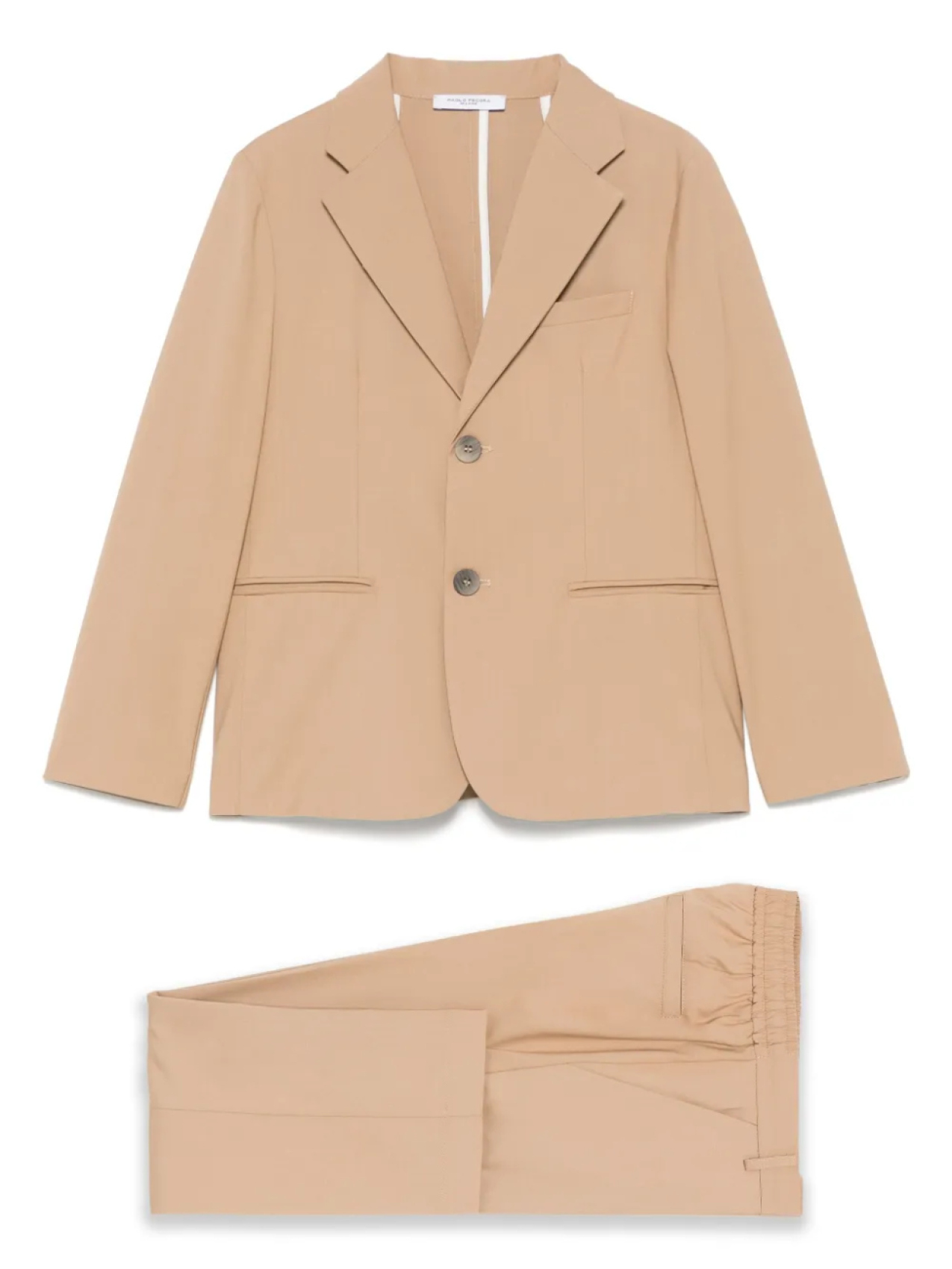 Костюм с однобортным пиджаком Paolo Pecora Kids, коричневый
Костюм с однобортным пиджаком Paolo Pecora Kids, коричневый