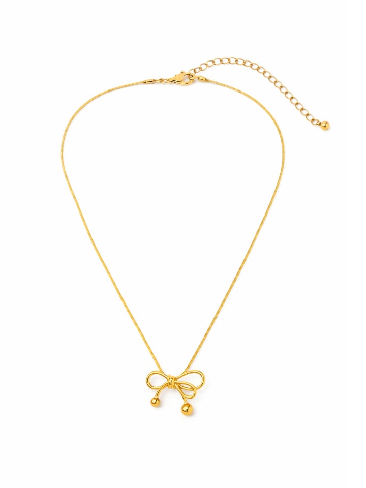 Collezione alessandro Короткое золотое ожерелье в виде бантика
Collezione alessandro Короткое золотое ожерелье в виде бантика