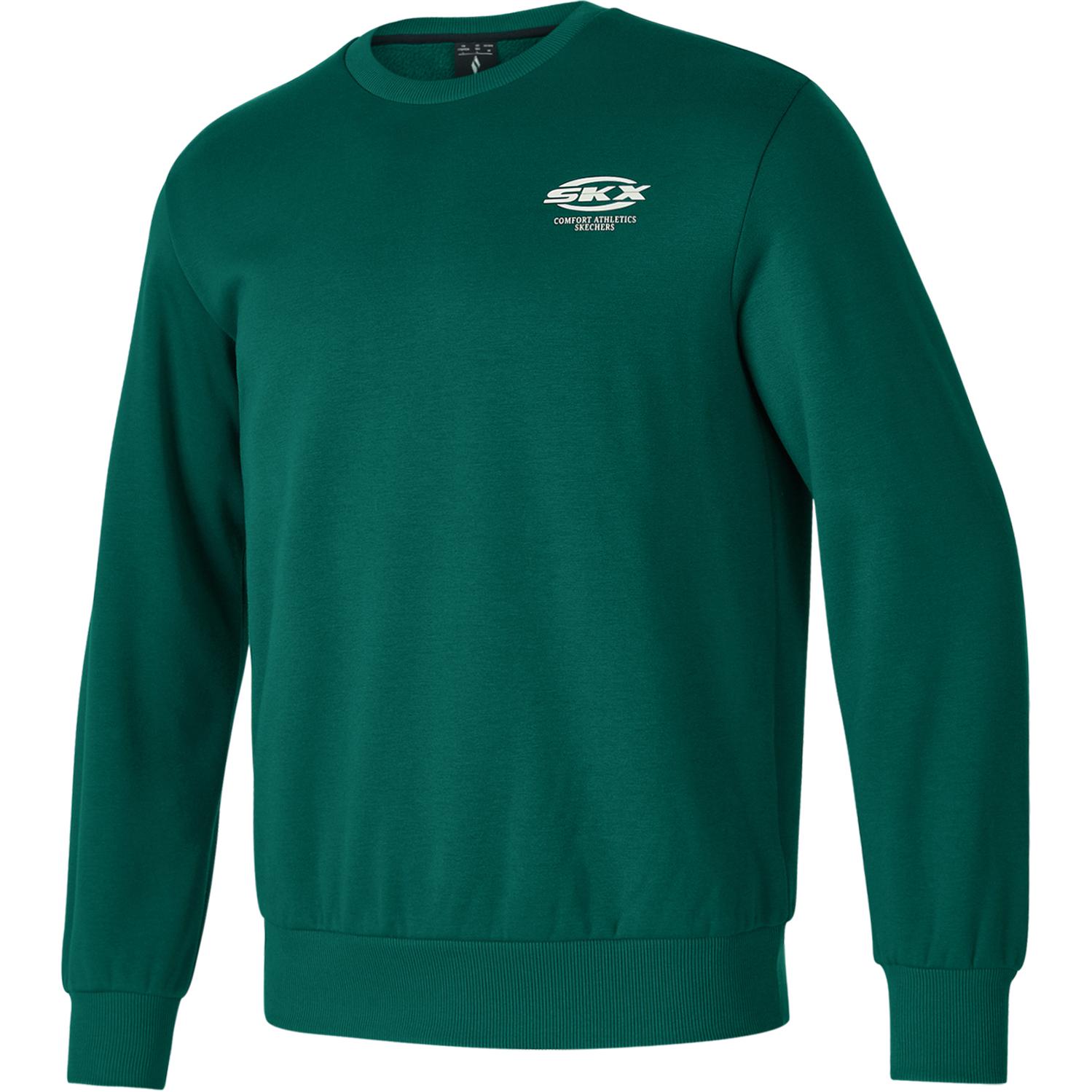 Свитшот унисекс темно-зеленый Skechers
Свитшот унисекс темно-зеленый Skechers