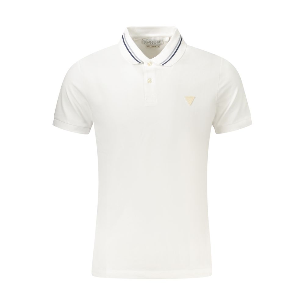 Белая хлопковая рубашка-поло Guess Shoes, белый
Белая хлопковая рубашка-поло Guess Shoes, белый