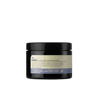 Маска для волос Blonde Cold Reflections Маска для интенсивного ухода 500мл, Insight 
Маска для волос Blonde Cold Reflections Маска для интенсивного ухода 500мл, Insight