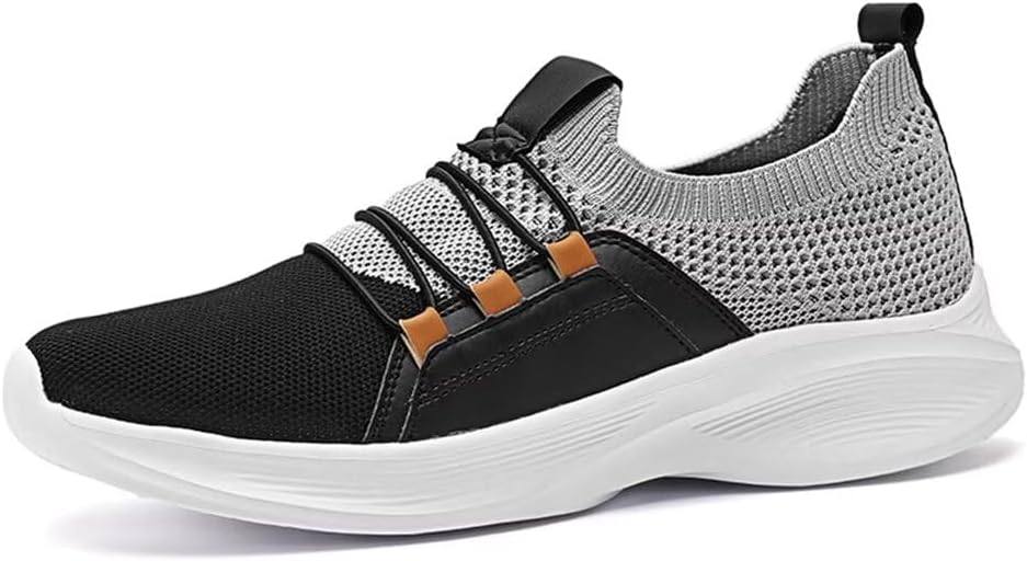 Кроссовки Jakcuz Slip on Flats для женщин и мужчин, модные, удобные, с сеткой, нескользящие, для спорта и прогулок, черный/серый
Кроссовки Jakcuz Slip on Flats для женщин и мужчин, модные, удобные, с сеткой, нескользящие, для спорта и прогулок, черный/серый