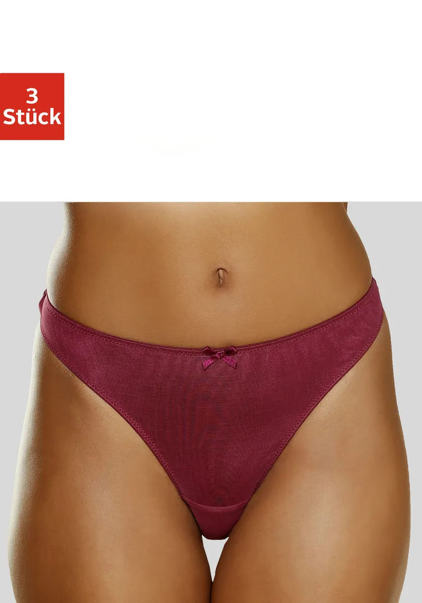 Стринги Petite Fleur (3 шт.), с кружевом сзади, белый
Стринги Petite Fleur (3 шт.), с кружевом сзади, белый