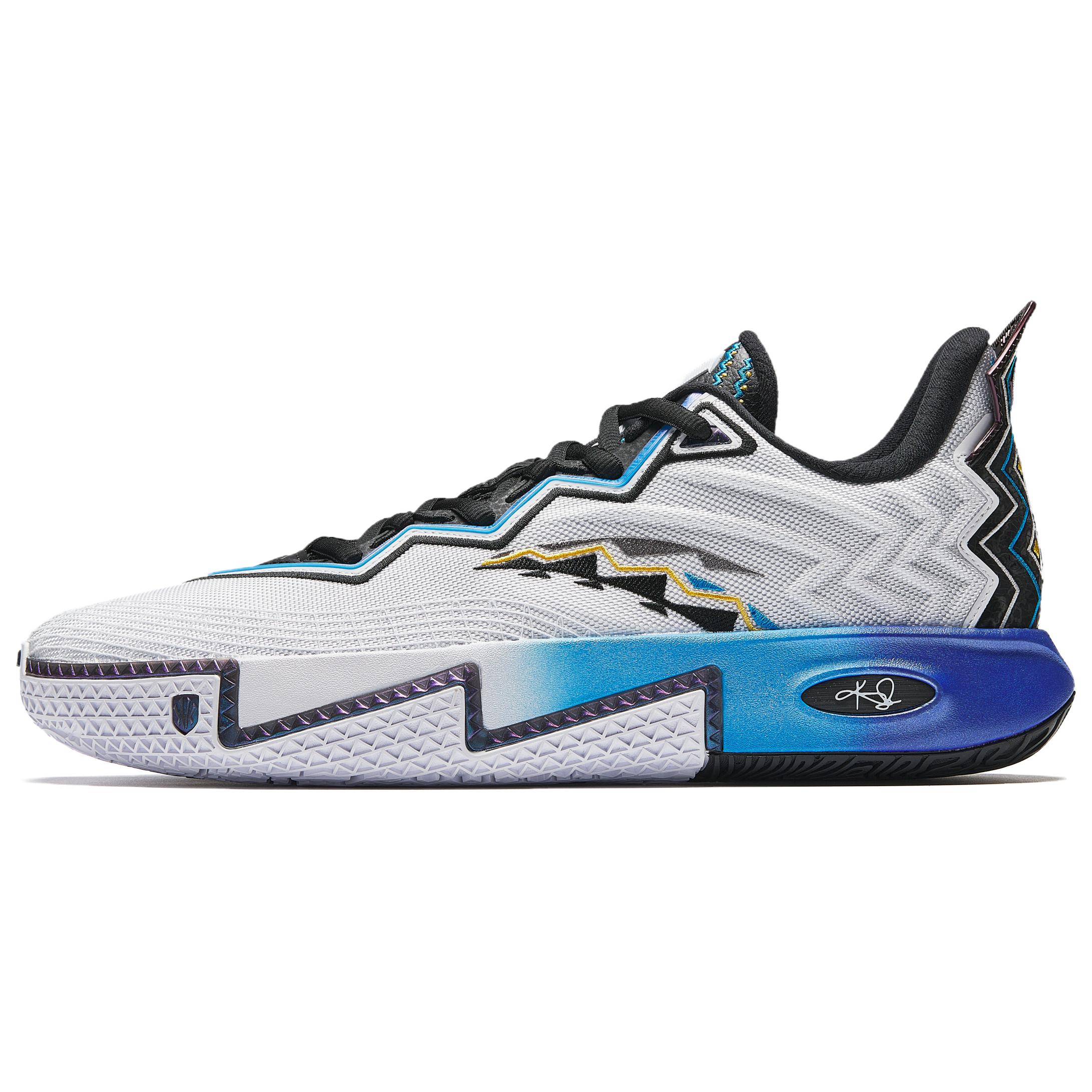 ANTA Баскетбольные кроссовки KAI 2 с амортизацией, износостойкостью и упругостью, низкие, мужские, белые, черные, синие 
ANTA Баскетбольные кроссовки KAI 2 с амортизацией, износостойкостью и упругостью, низкие, мужские, белые, черные, синие