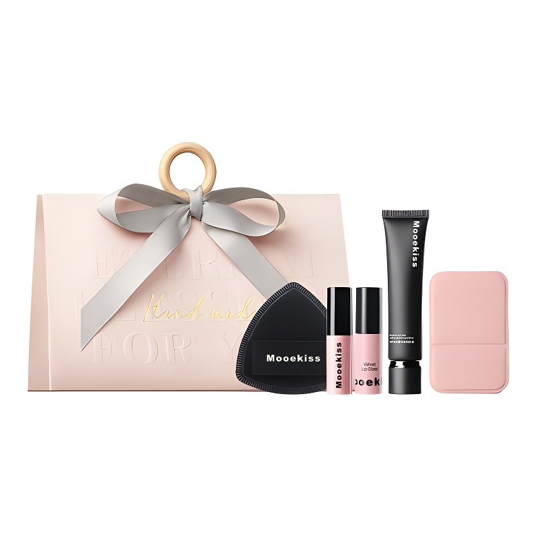 Бантовая ручная коробка, набор для макияжа легко растушевываемый глянцевый блеск для губ натуральный набор из 5 предметов Mooekiss
Бантовая ручная коробка, набор для макияжа легко растушевываемый глянцевый блеск для губ натуральный набор из 5 предметов Mooekiss