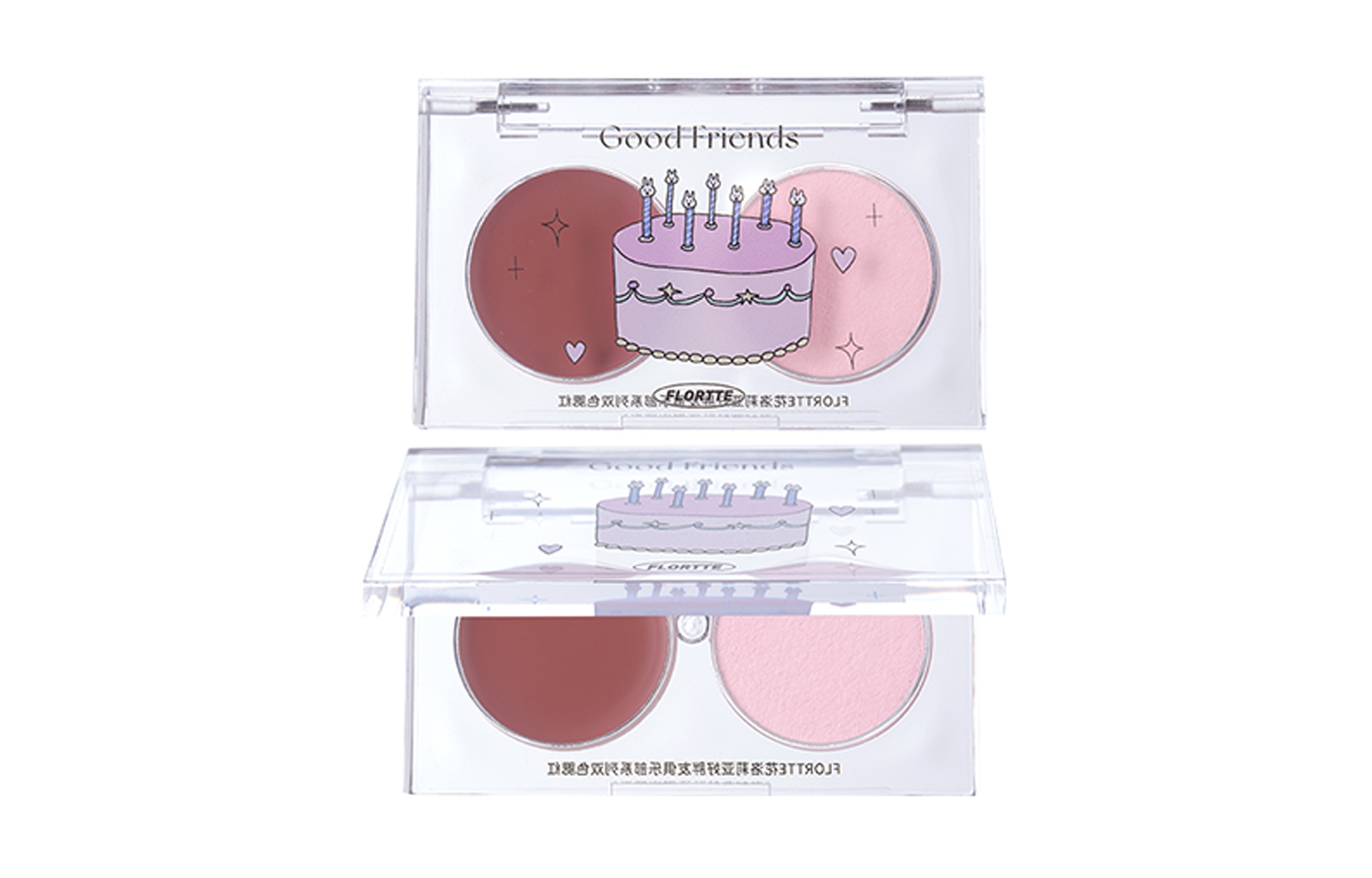 Крем-корректор для лица универсальный двухтоновый blush из коллекции Good Fatty Friends Club легко растушевывается и выравнивает тон кожи FLORTTE
Крем-корректор для лица универсальный двухтоновый blush из коллекции Good Fatty Friends Club легко растушевывается и выравнивает тон кожи FLORTTE