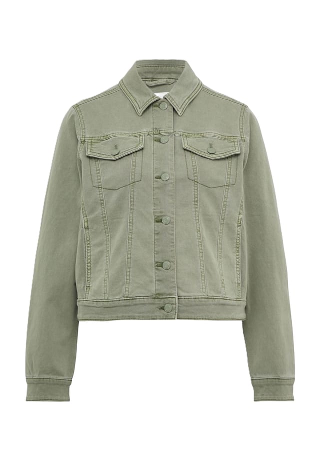 Джинсовая куртка с отложным воротником S.Oliver, зеленый
Джинсовая куртка с отложным воротником S.Oliver, зеленый