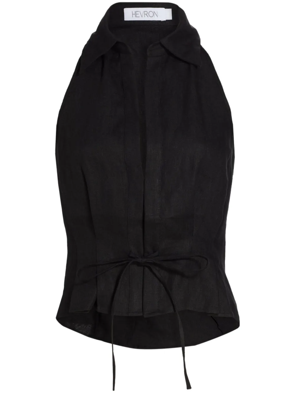 Льняной топ HEVRON, черный
Льняной топ HEVRON, черный