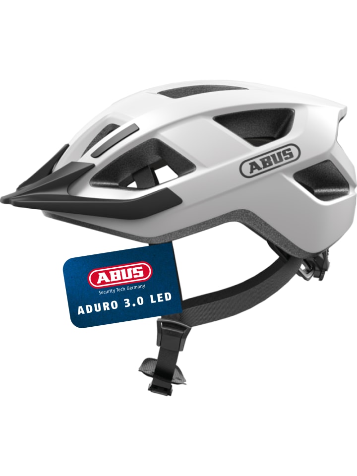 ABUS Велосипедный шлем Aduro 3.0 LED белого цвета
ABUS Велосипедный шлем Aduro 3.0 LED белого цвета