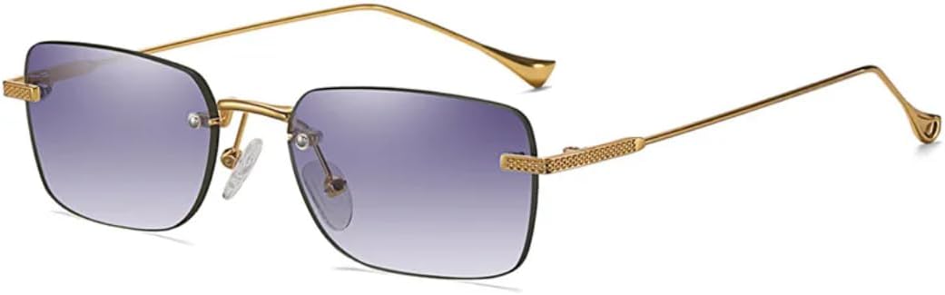 Модные солнцезащитные очки без оправы, маленькие прямоугольные, для женщин и мужчин, в стиле ретро, прозрачные, с градиентным переходом, разноцветные, с защитой от УФ-излучения UV400 TVTBBVV, Gray Gradient
Модные солнцезащитные очки без оправы, маленькие прямоугольные, для женщин и мужчин, в стиле ретро, прозрачные, с градиентным переходом, разноцветные, с защитой от УФ-излучения UV400 TVTBBVV, Gray Gradient