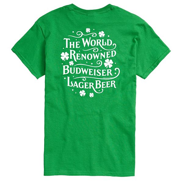 Футболка Big & Tall Budweiser с фирменным клевером Licensed Character
Футболка Big & Tall Budweiser с фирменным клевером Licensed Character